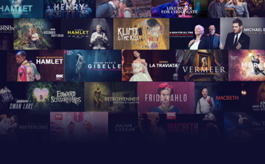 Hero background - arts and culture streaming
